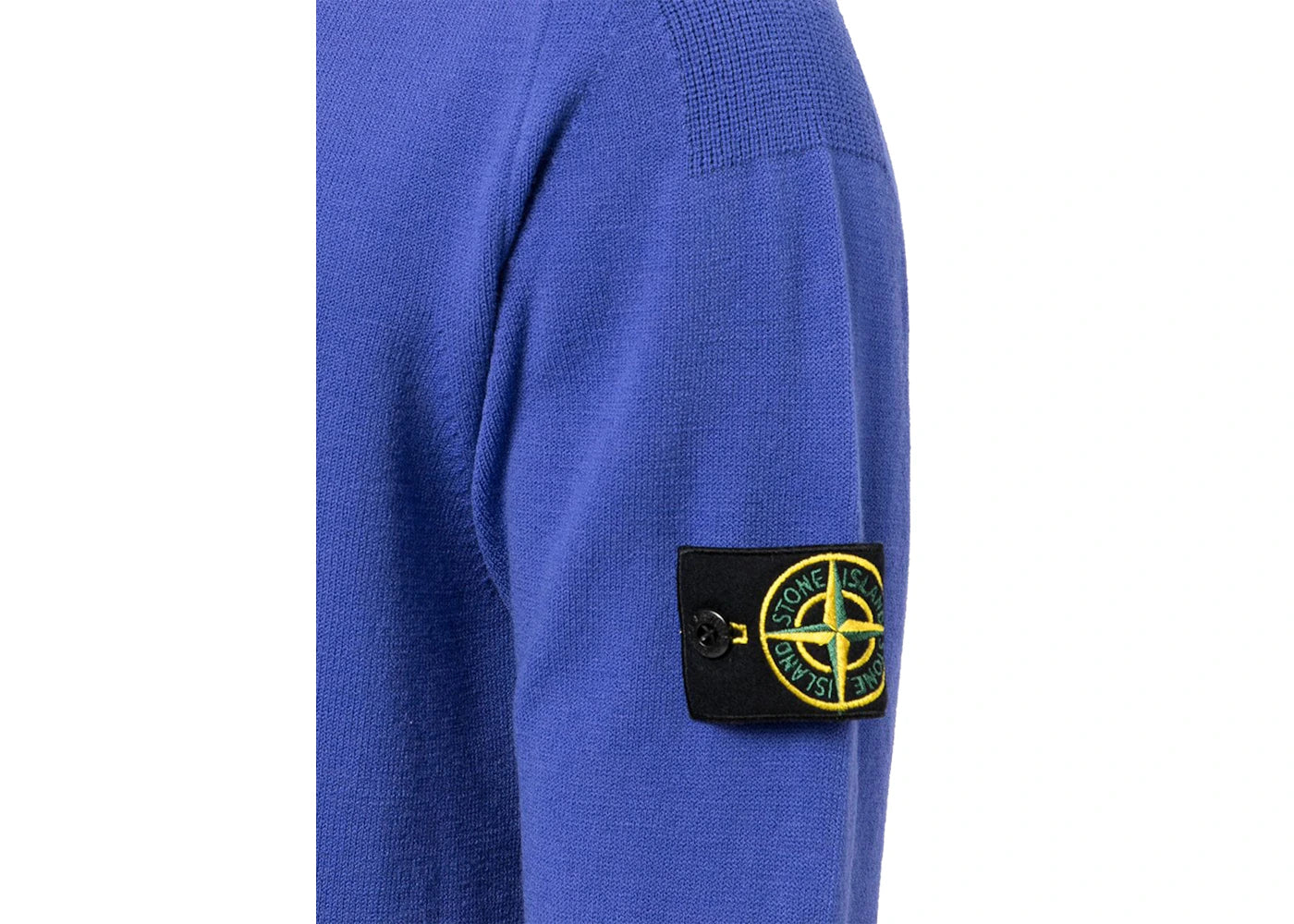 Stone Island 508A1 Stretch Wool Sweatshirt Periwinkle Blue
