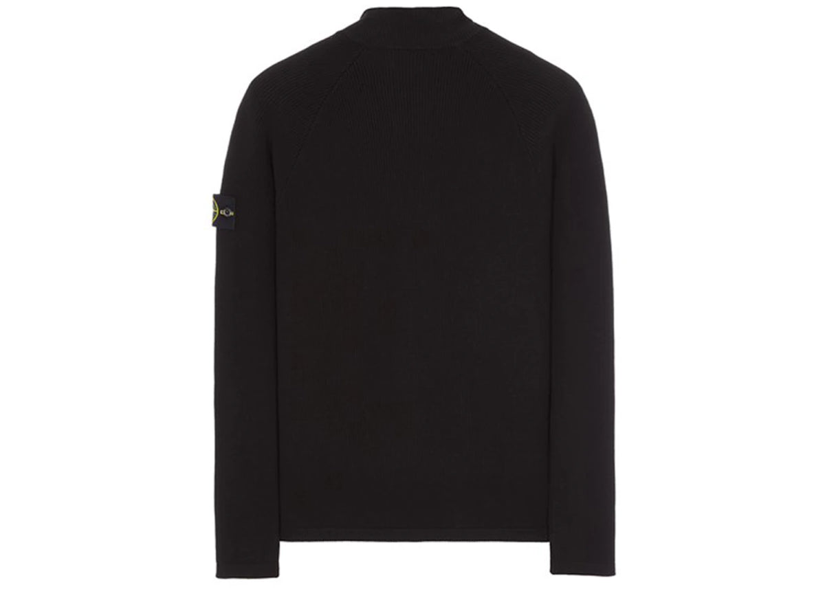Stone Island 526D8 Knit Sweater Black