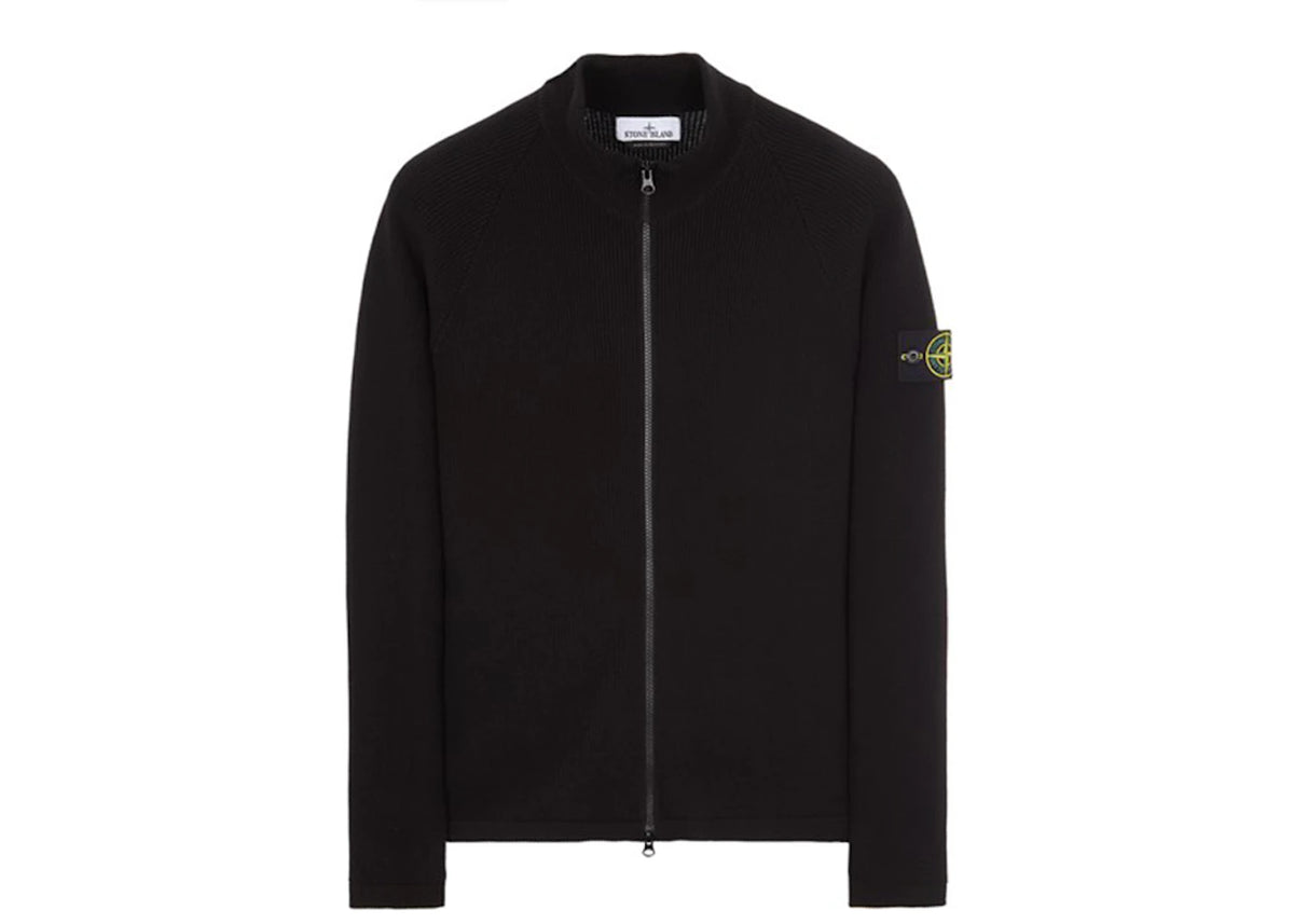 Stone Island 526D8 Knit Sweater Black
