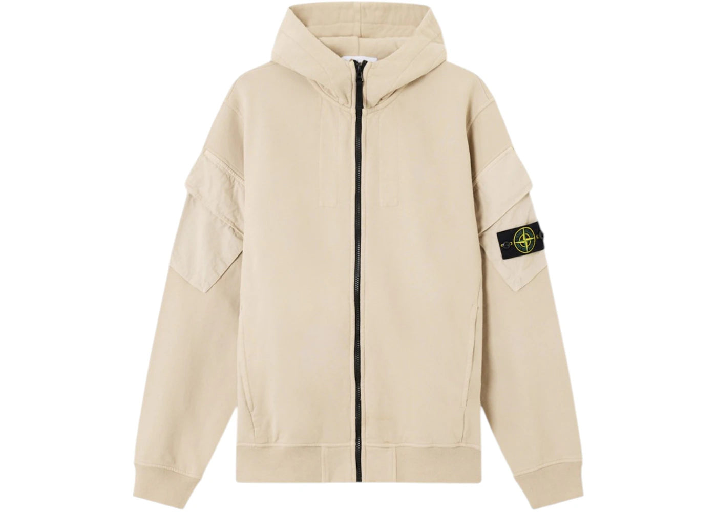 Stone Island 6100009 Brushed Organic Cotton Fleece Desert