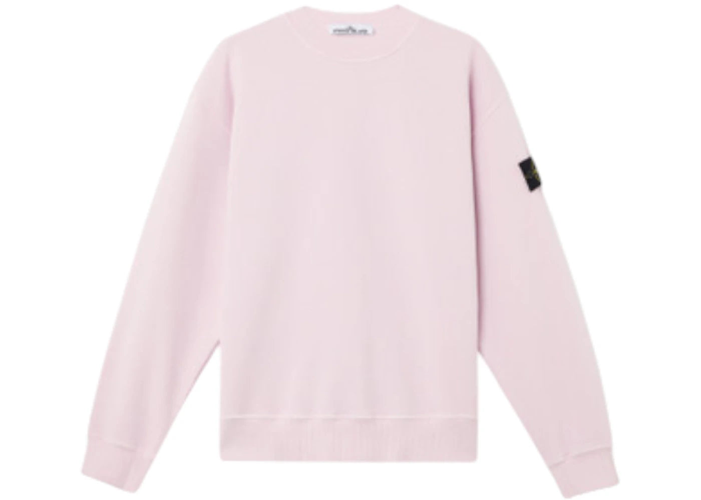 Stone Island 6100021 Heavy Fleece 53% Organic Cotton Crewneck Pink