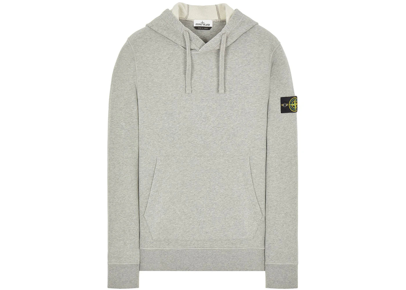 Stone Island 64120 Brushed Cotton Fleece Hooded Sweatshirt Dust