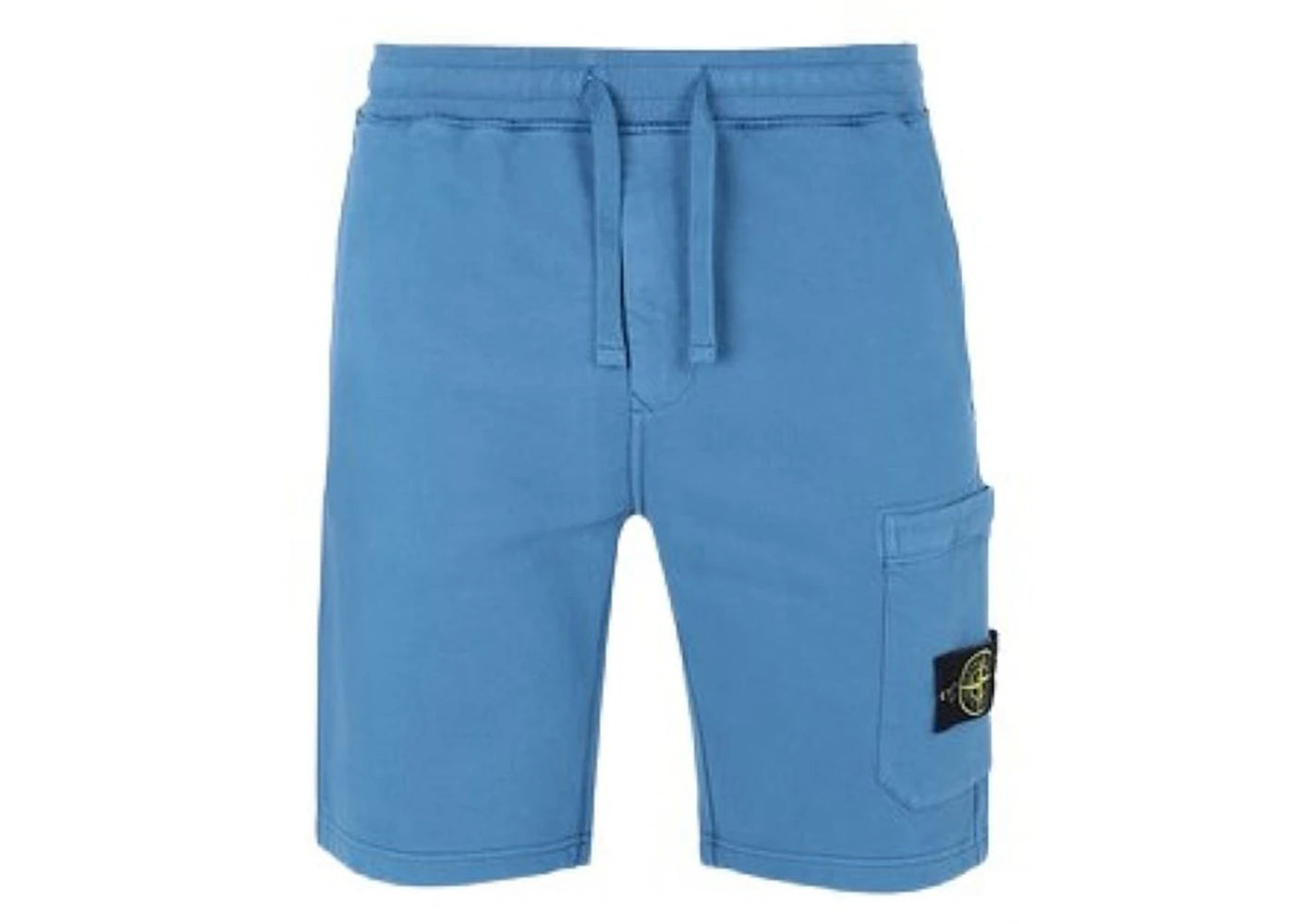 Stone Island 64620 Cargo Bermuda Sweat Shorts Blue