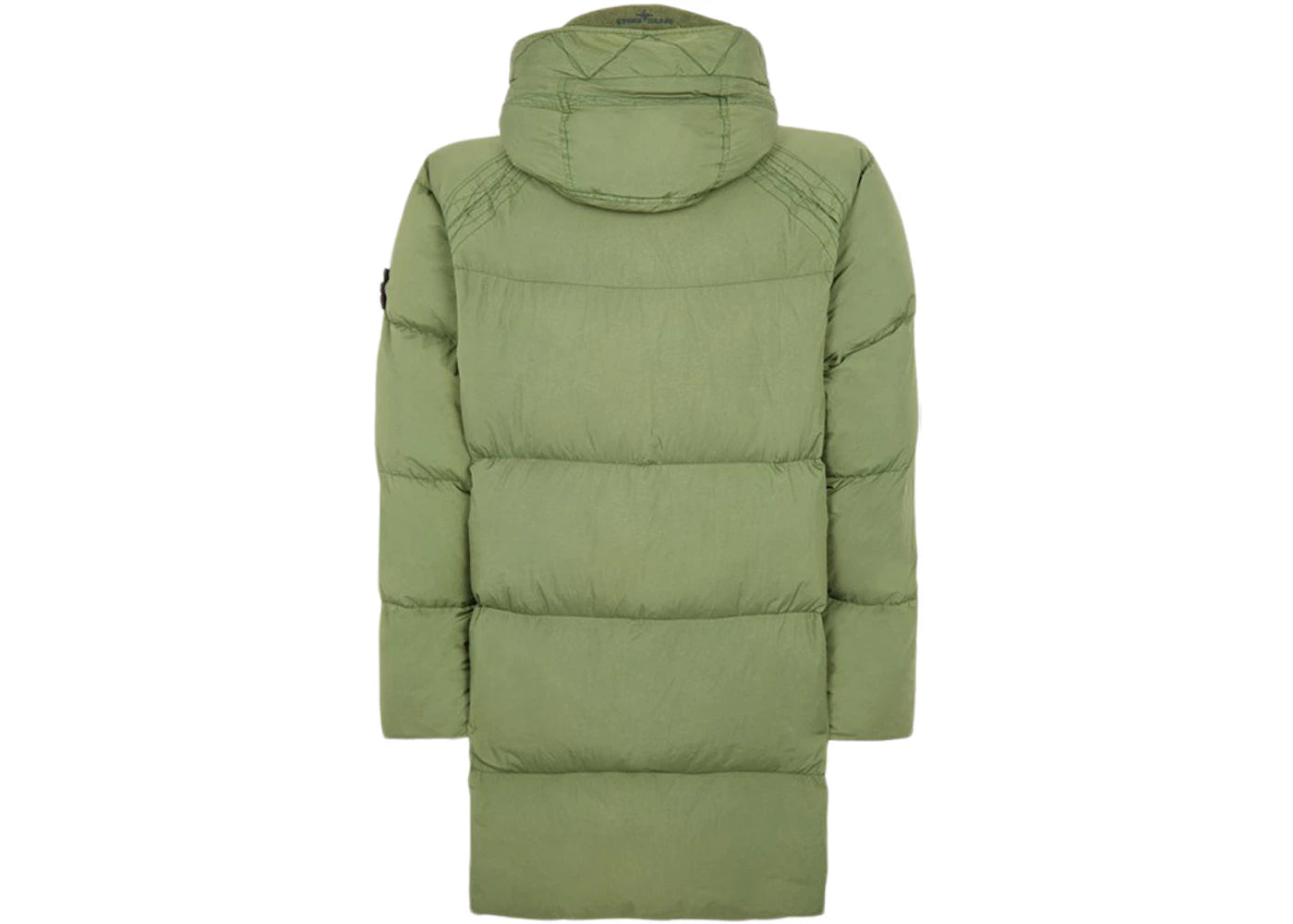 Stone Island 70123 Garment Dyed Crinkle Reps NY Down-TC Coat Olive Green
