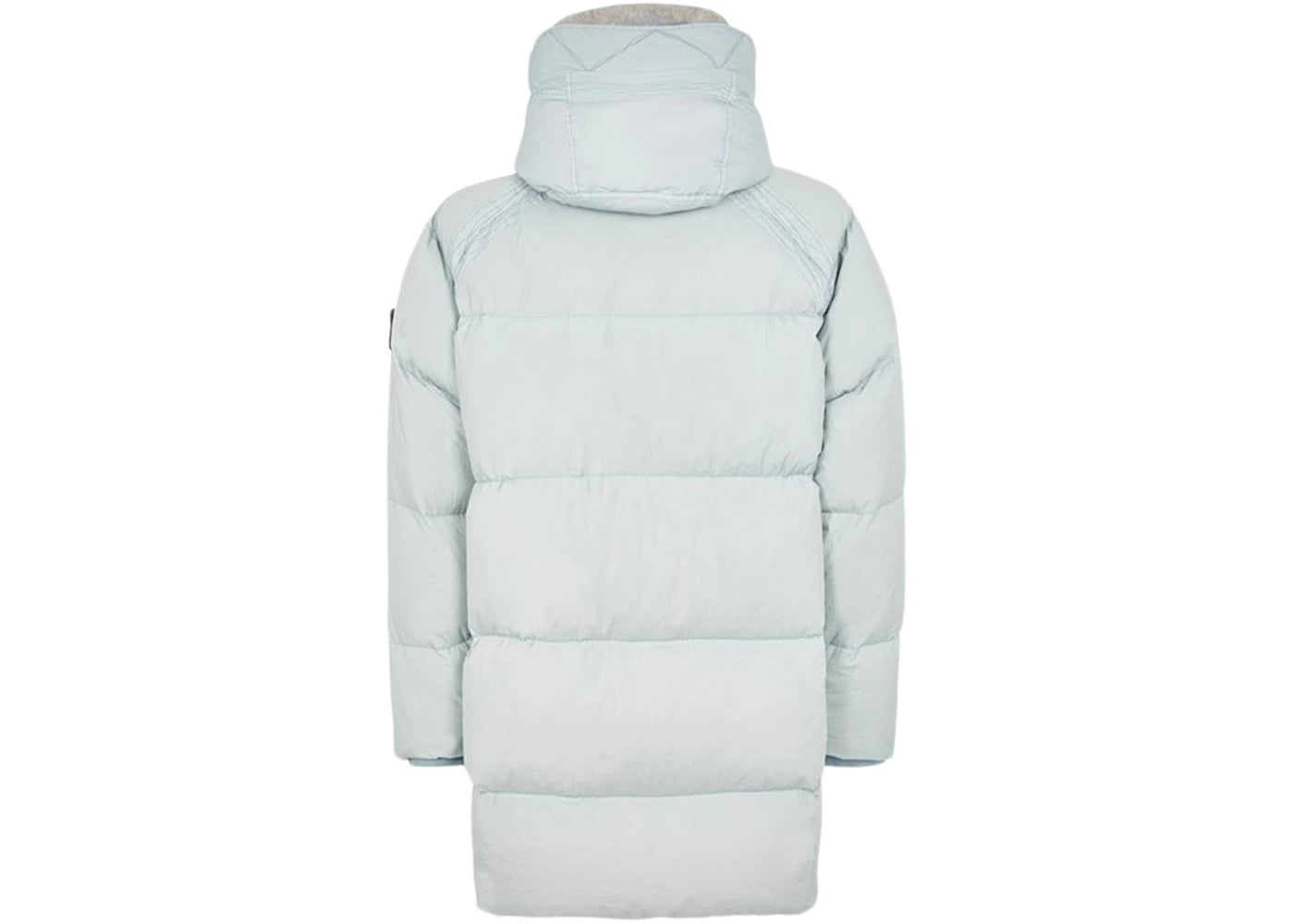 Stone Island 70123 Garment Dyed Crinkle Reps NY Down-TC Coat Pearl Grey