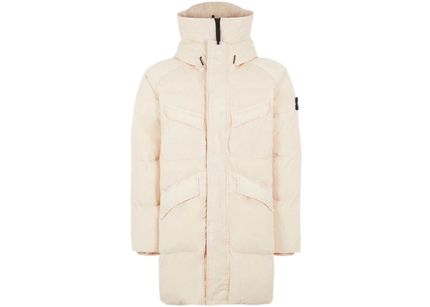 Stone Island 70123 Garment Dyed Crinkle Reps NY Down-TC Coat Pink