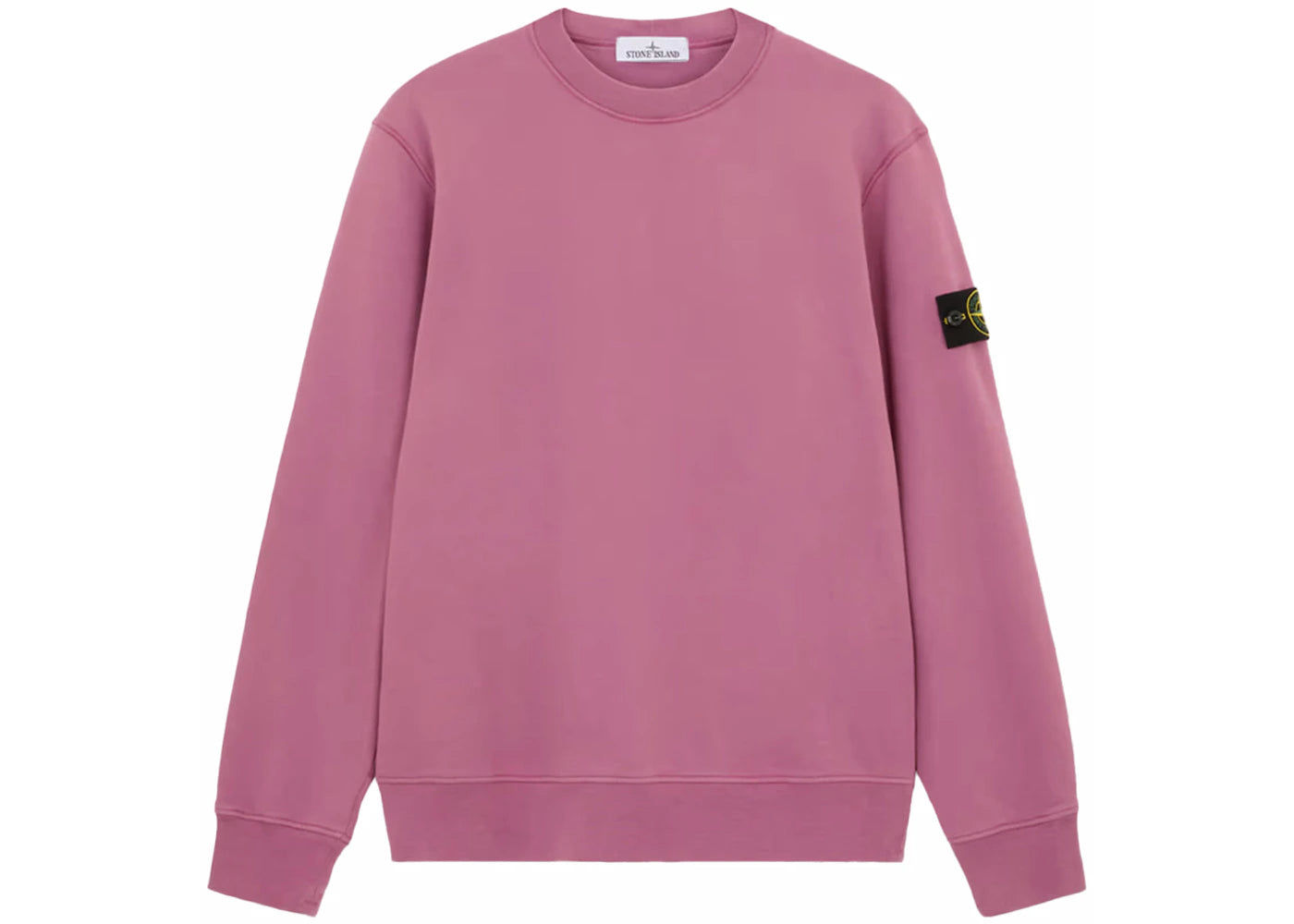 Stone Island Brushed Organic Cotton Crewneck Rose Quartz