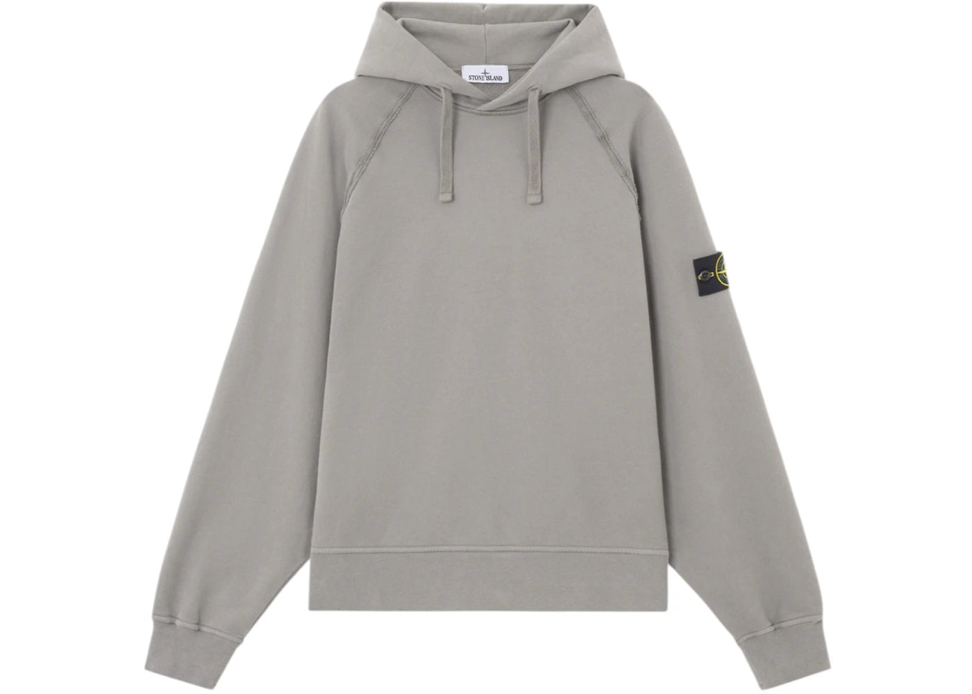 Stone Island Brushed Organic Cotton Fleece 6100023 Sweatshirt Cement