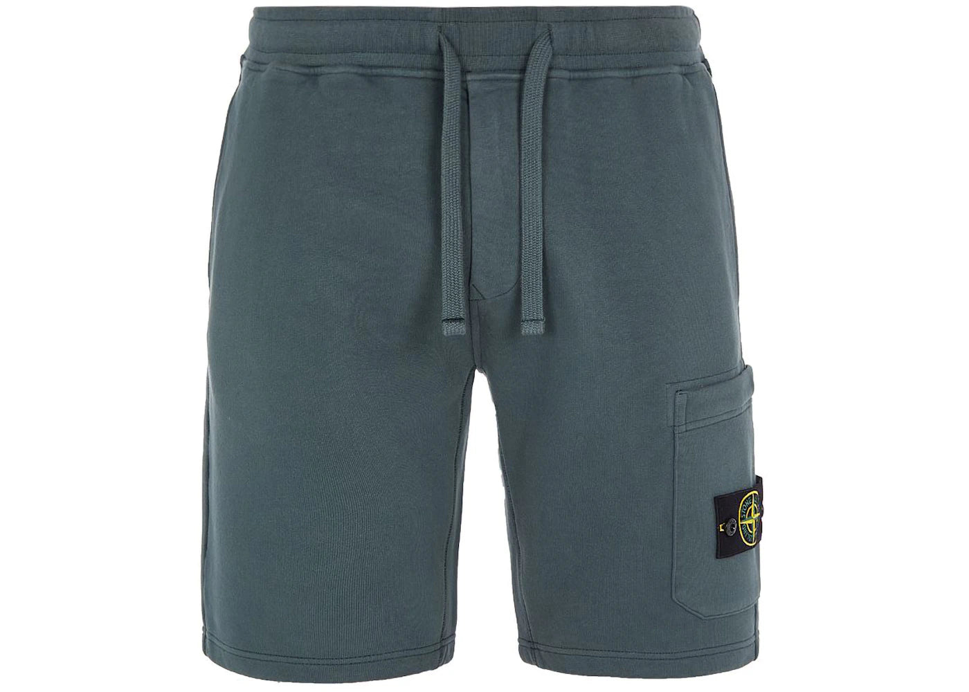 Stone Island Cargo Fleece Shorts Dark Teal Green