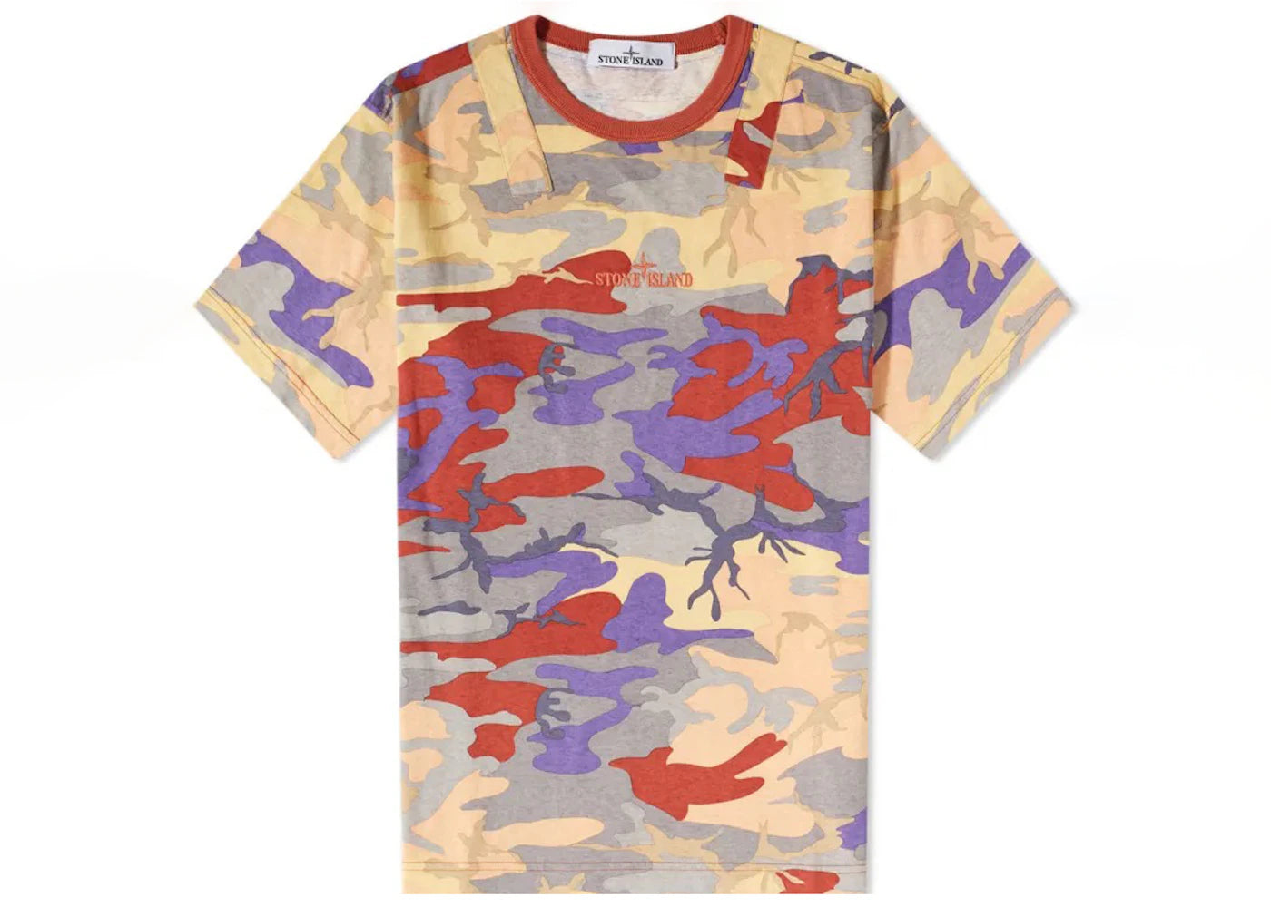 Stone Island Classic S/S T-shirt Brick Orange/Multicolor
