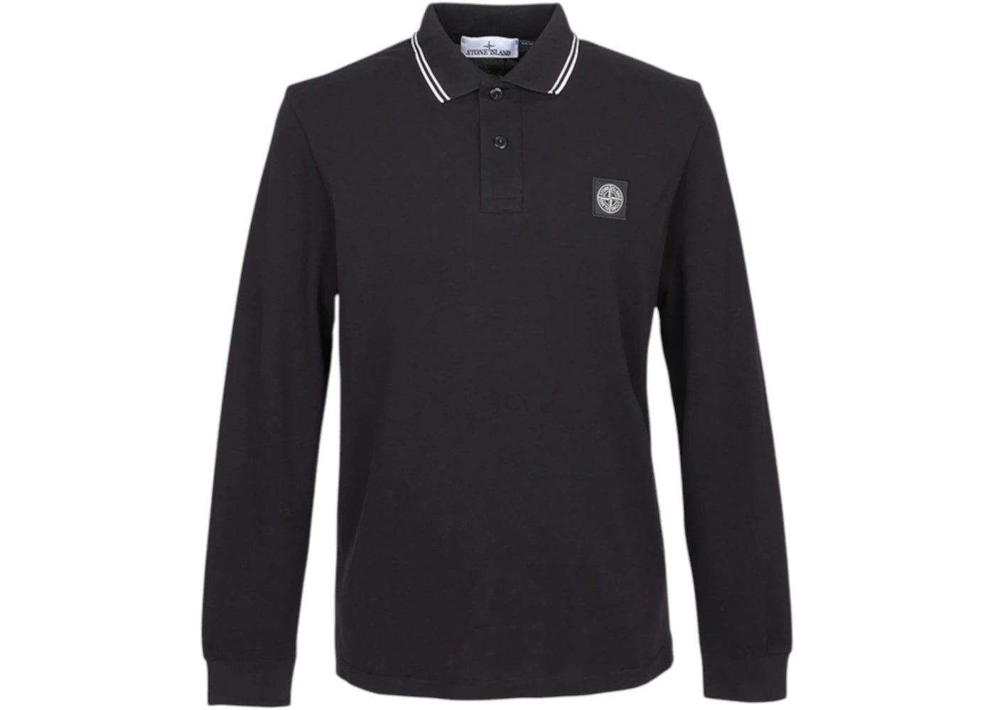 Stone Island Collar L/S T-shirt Black