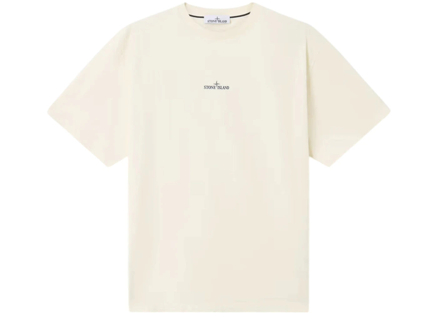 Stone Island Combed Organic Cotton Jersey 21002RC T-shirt Ivory