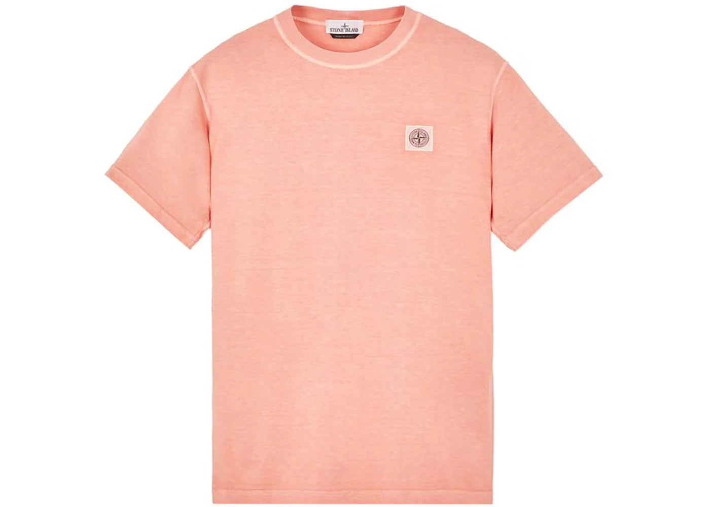 Stone Island Fissato Treatment T-shirt Peach