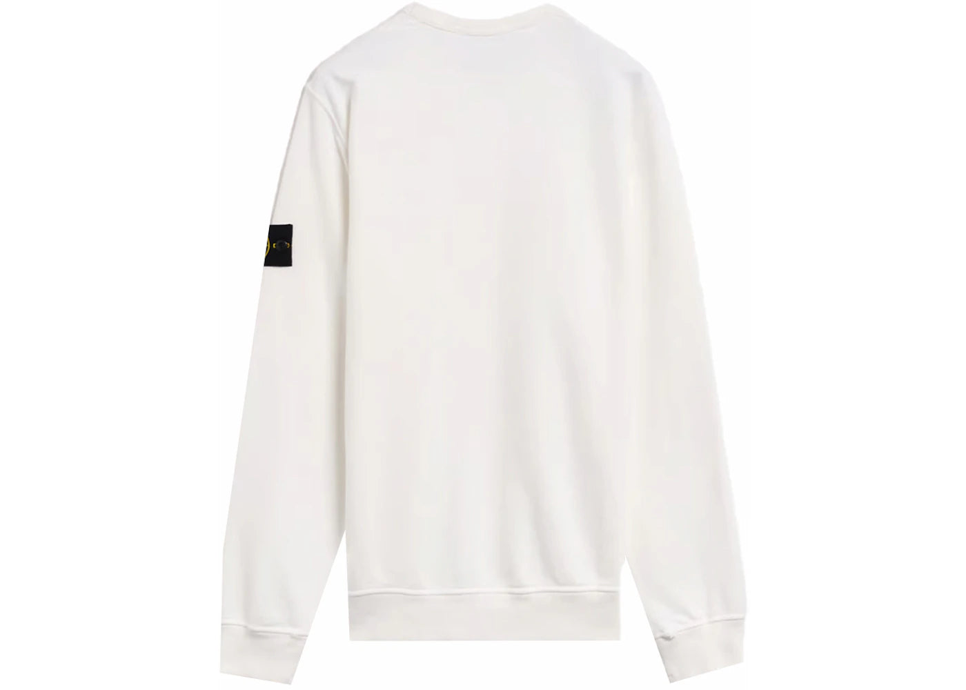 Stone Island Fleece Garment Dyed Crewneck White