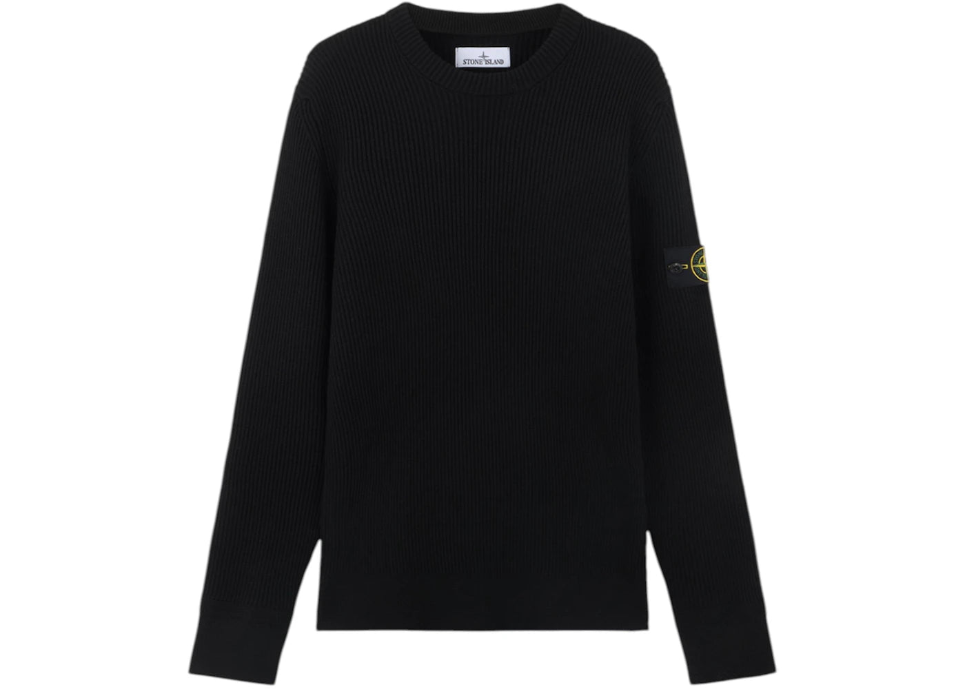 Stone Island Full Rib RWS Wool 5100053 Sweater Black