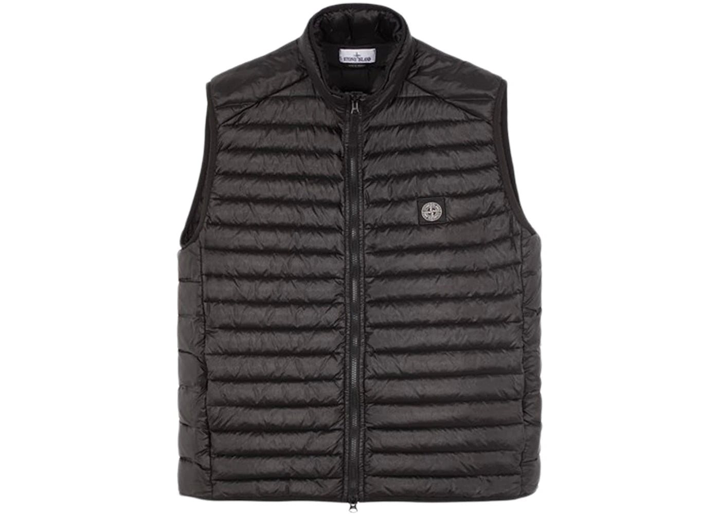 Stone Island G0224 Loom Woven Chambers R-Nylon Down-TC Gilet Black