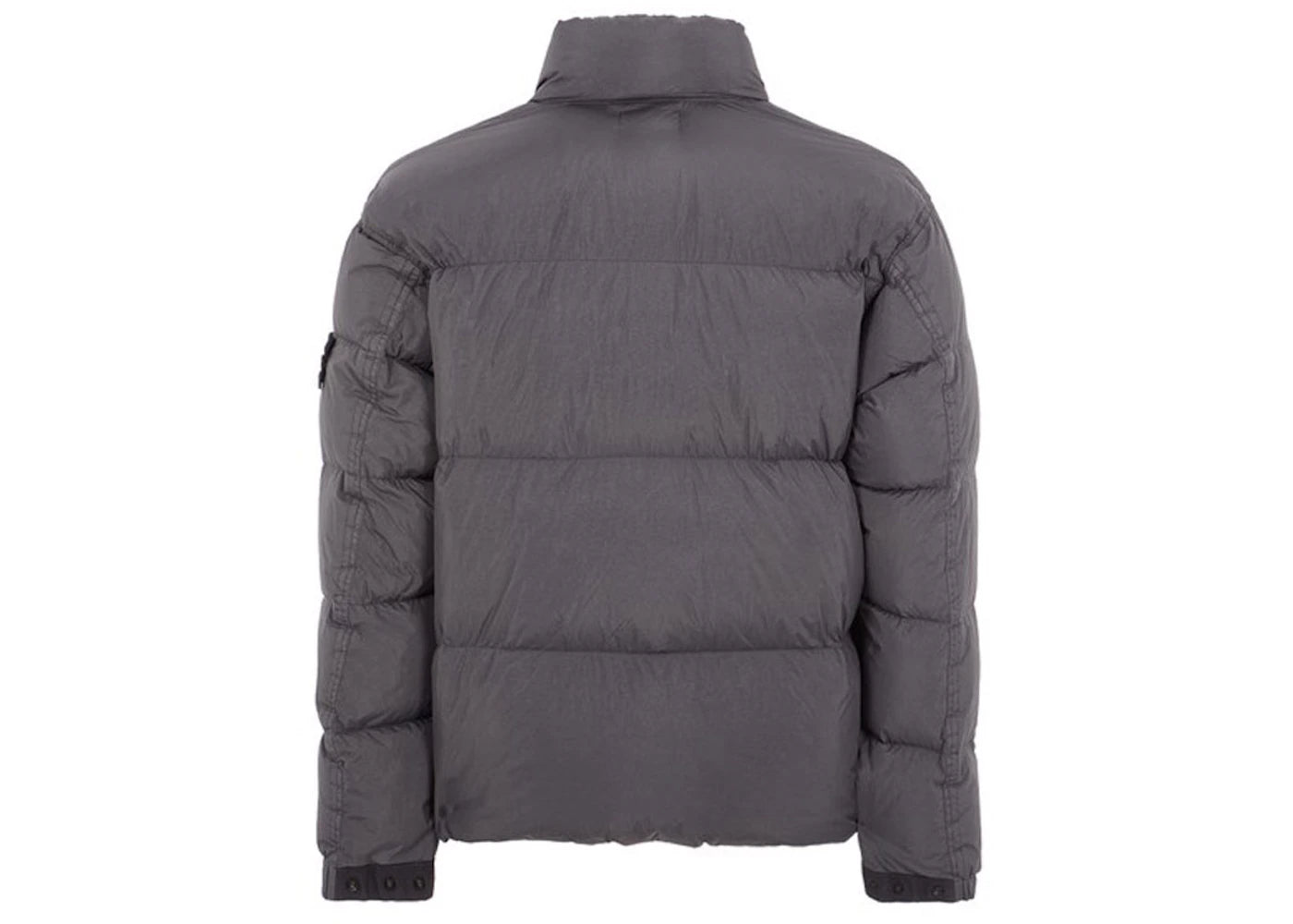 Stone Island Garment Dyed 40623 Crinkle Reps Recycled Nylon Jacket Lead