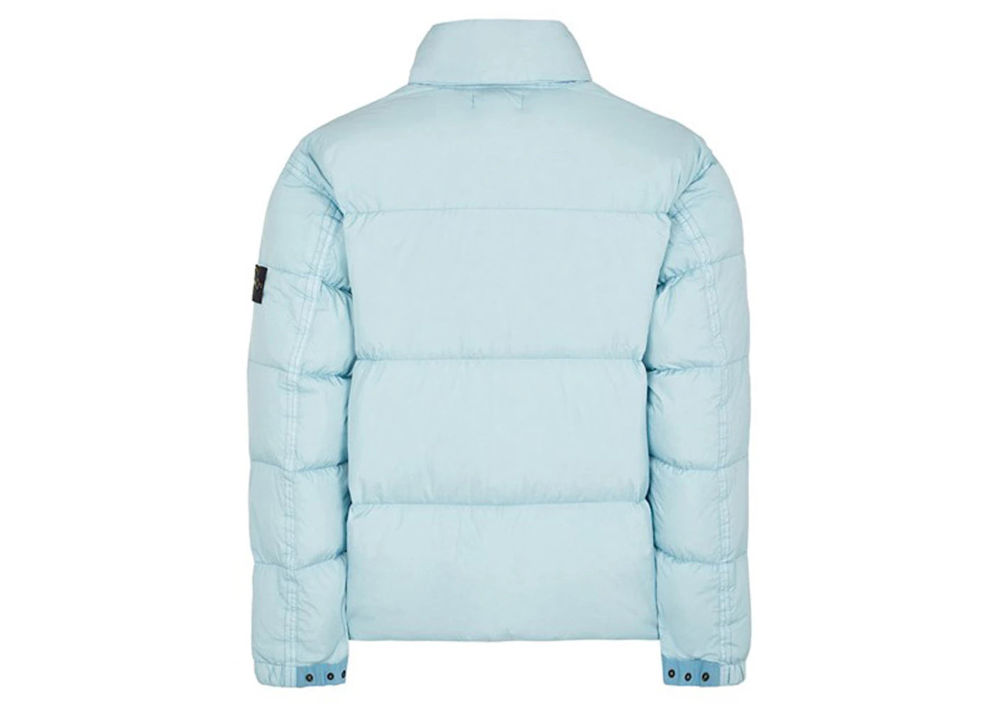 Stone Island Garment Dyed 40623 Crinkle Reps Recycled Nylon Jacket Sky Blue
