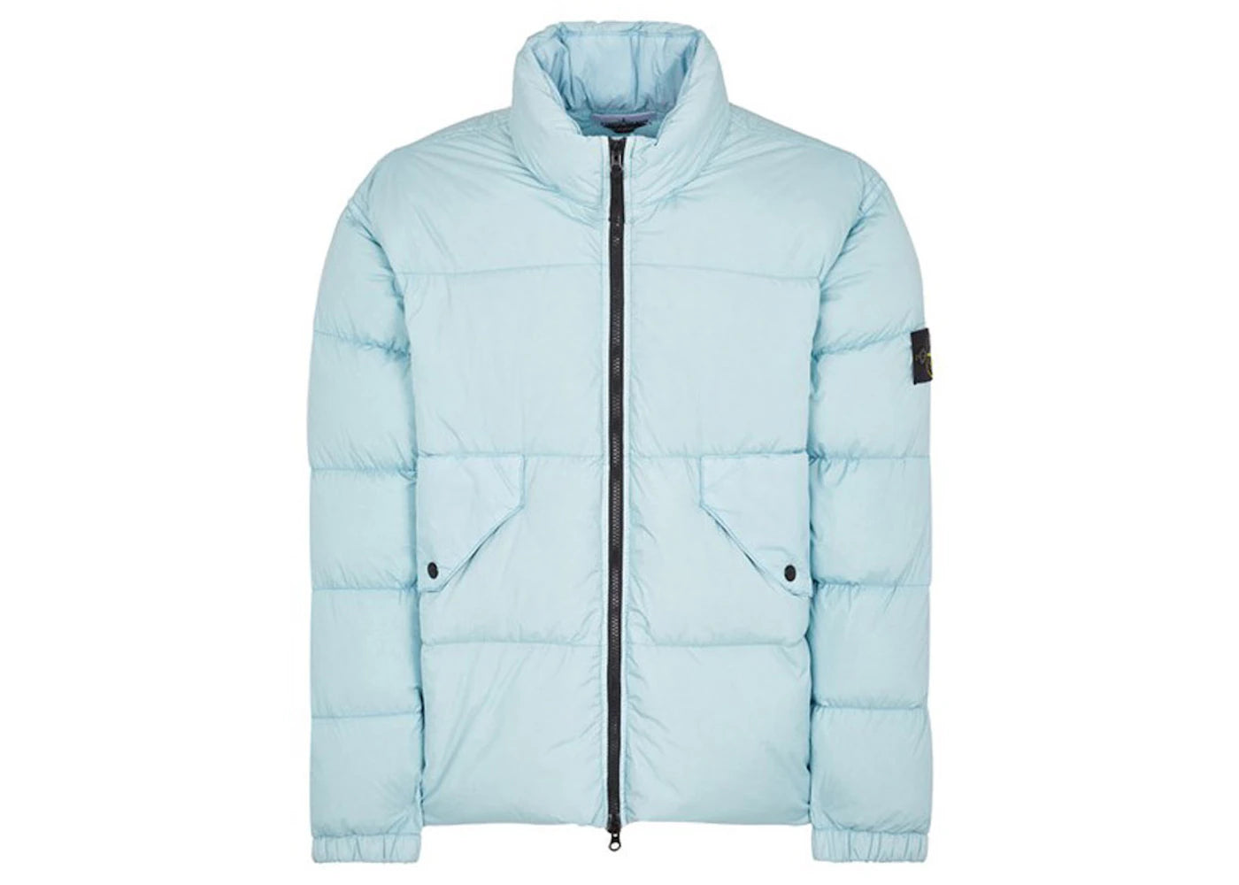 Stone Island Garment Dyed 40623 Crinkle Reps Recycled Nylon Jacket Sky Blue