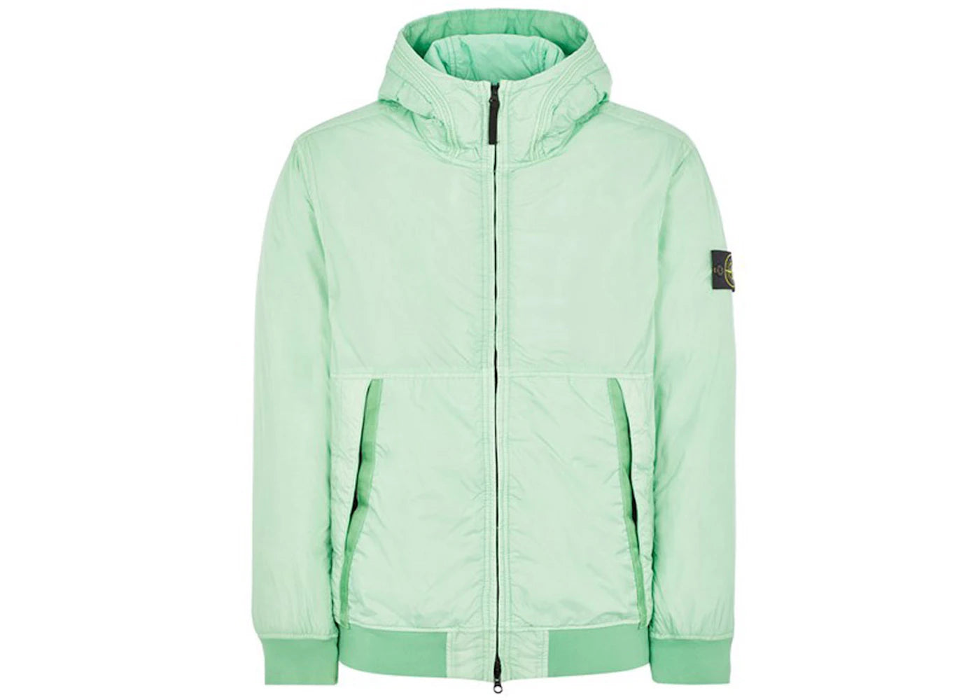 Stone Island Garment Dyed 40823 Crinkle Reps Recycled Nylon Primaloft-TC Jacket Light Green