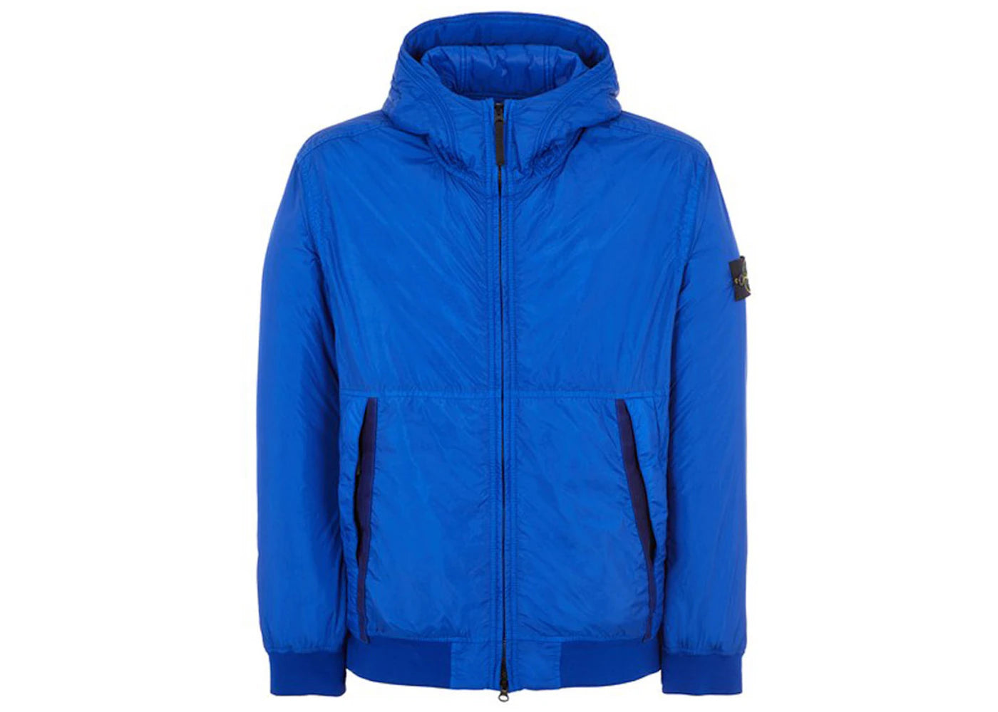 Stone Island Garment Dyed 40823 Crinkle Reps Recycled Nylon Primaloft-TC Jacket Ultramarine Blue