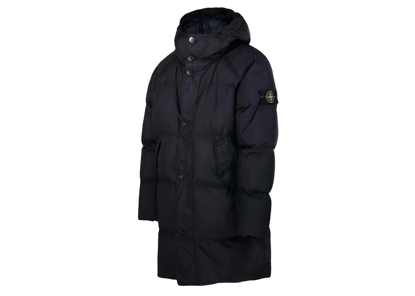 Stone Island Giaccone Vera Piuma Real Down Blouson Jacket Black