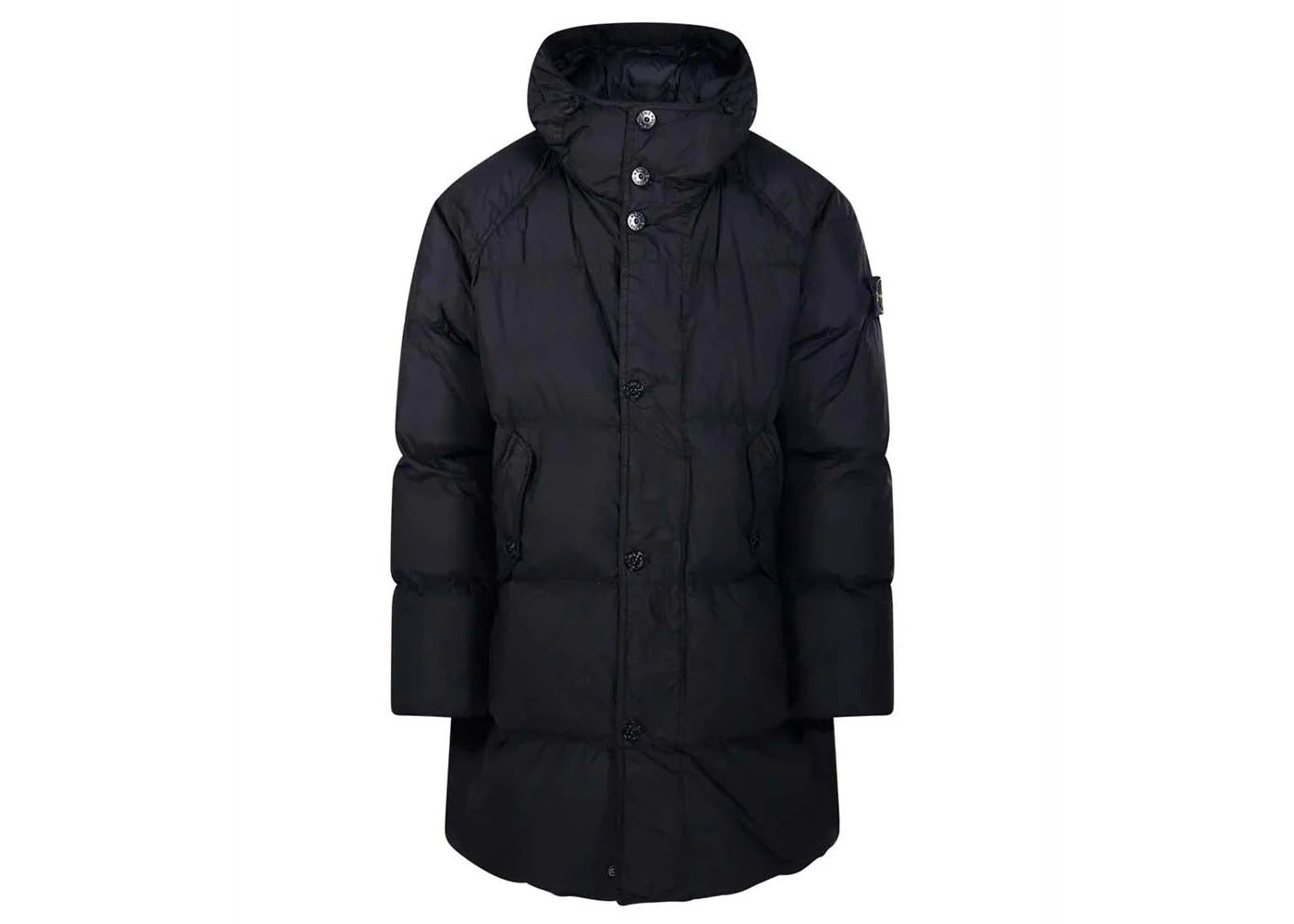 Stone Island Giaccone Vera Piuma Real Down Blouson Jacket Black