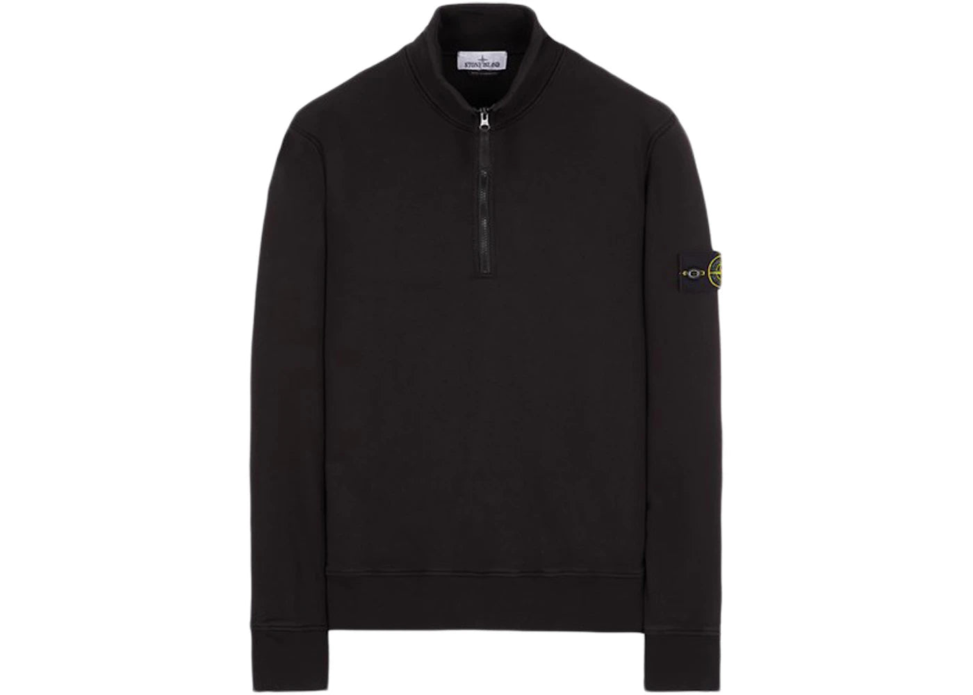 Stone Island Half-Zipper Sweatshirt Black