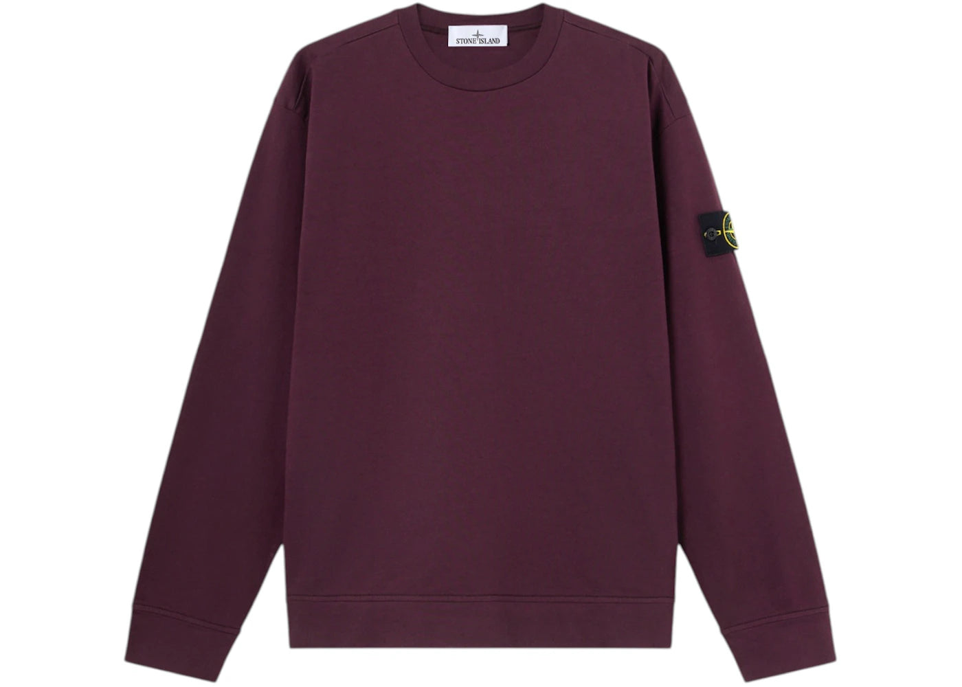 Stone Island Heavy Cotton Jersey 6100075 Sweatshirt Amaranth