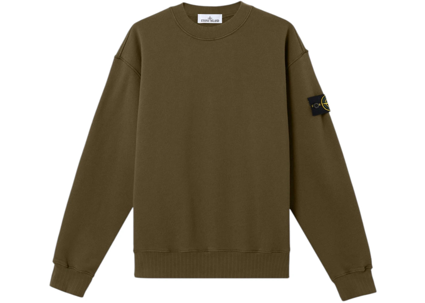 Stone Island Heavy Fleece 53% Organic Cotton 6100021 Sweatshirt Military Green