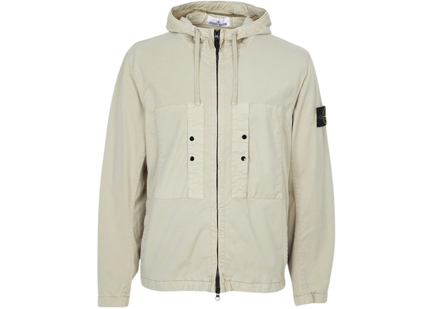 Stone Island Supima Cotton Twill Stretch-TC Jacket Beige