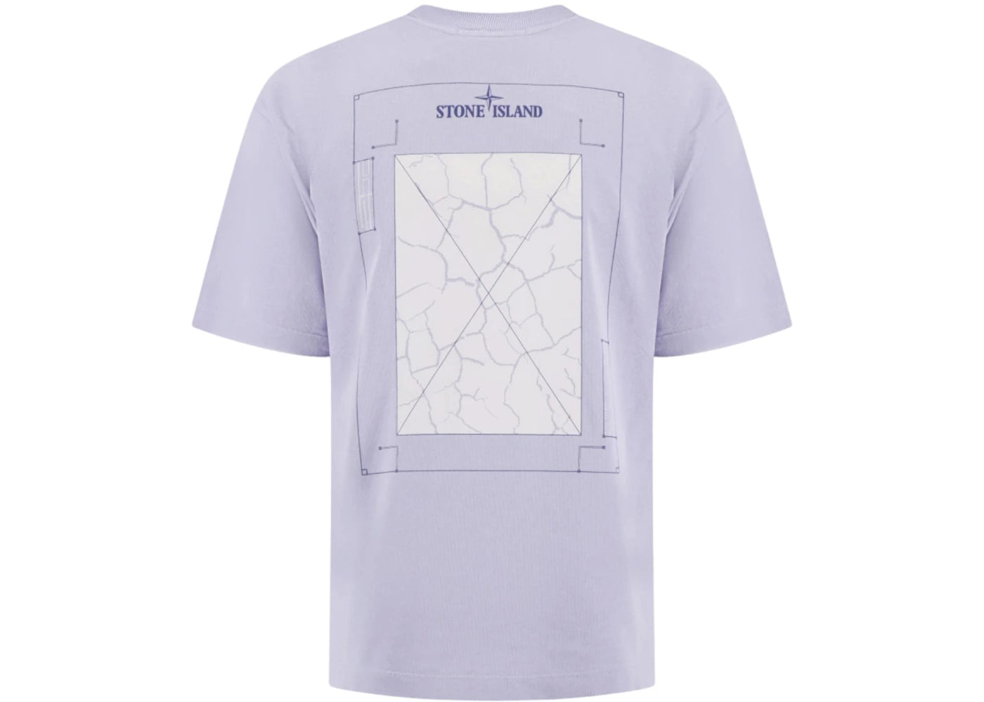 Stone Island Jersey 21002RC T-shirt Lila