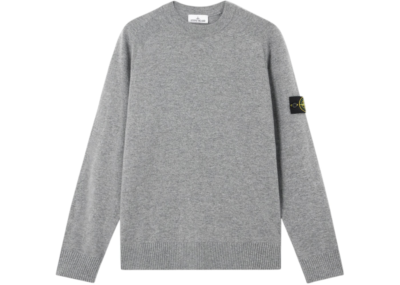 Stone Island Light RWS Geelong Wool 5100045 Sweater Cement Melange