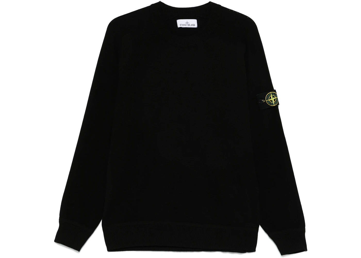 Stone Island Logo Crewneck Black
