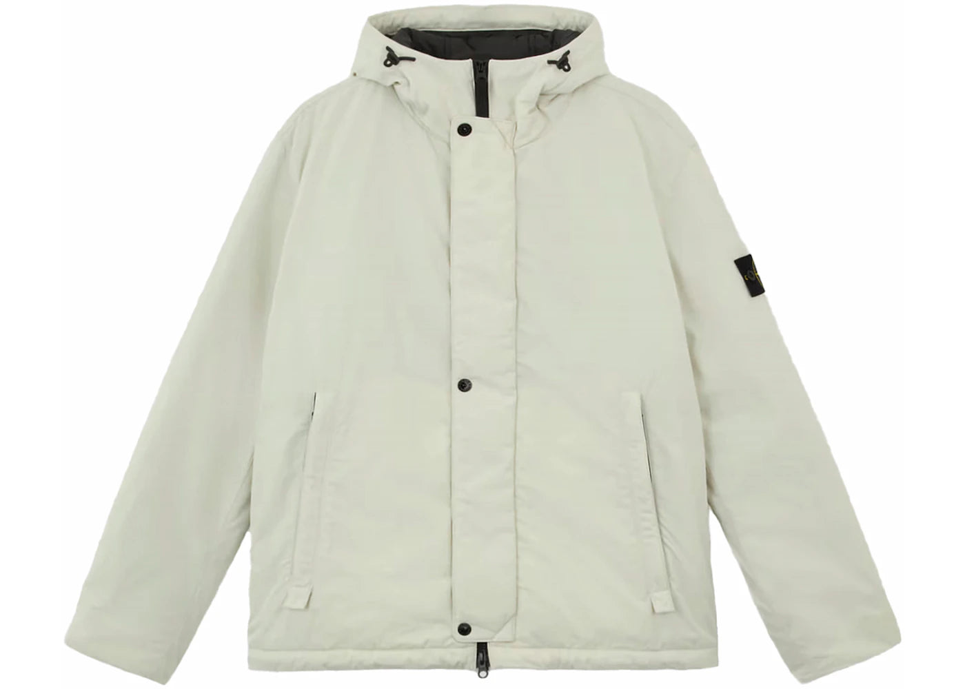 Stone Island Micro Down Twill Down Jacket Plaster