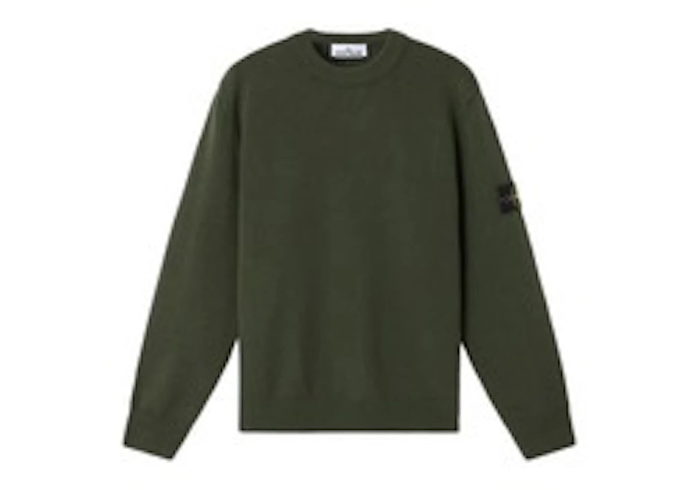 Stone Island Minimalist Crew Neck Sweater Military Green