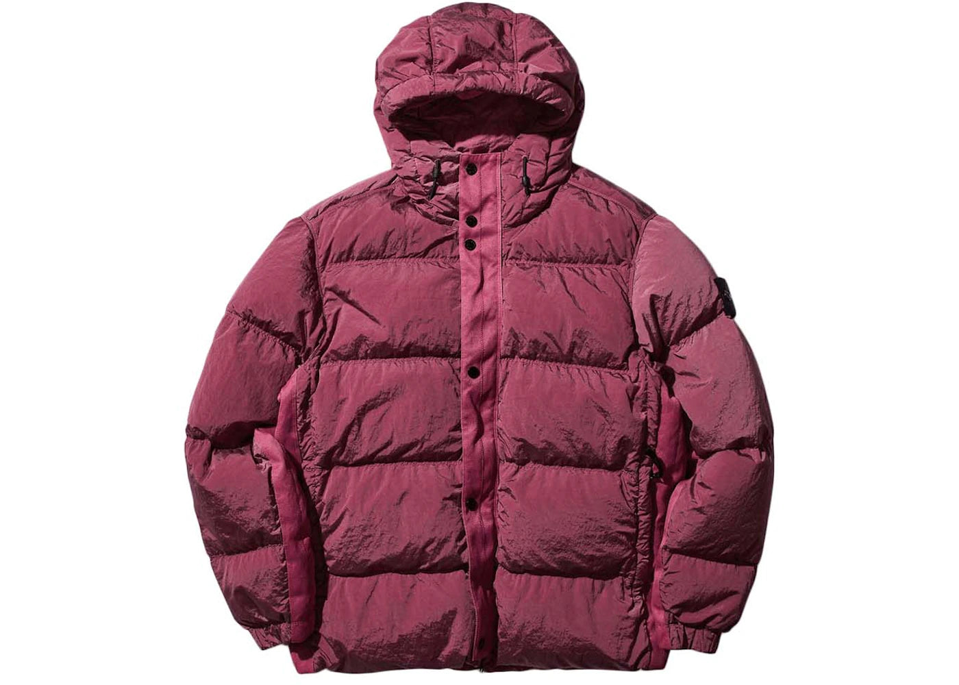 Stone Island Nylon Metal Hooded Down Jacket Rose Quartz