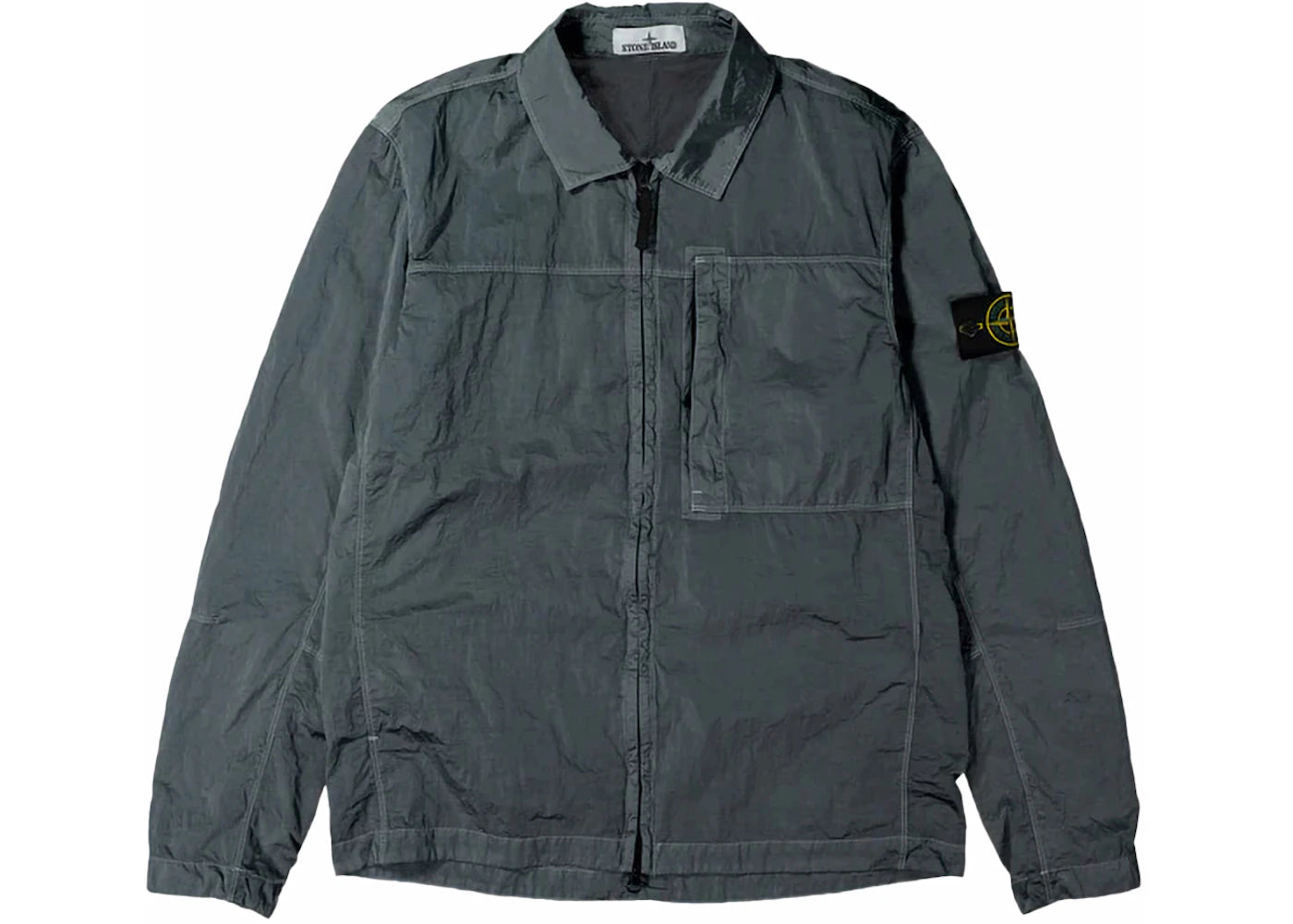 Stone Island Nylon Metal Overshirt Jacket Green/Grey