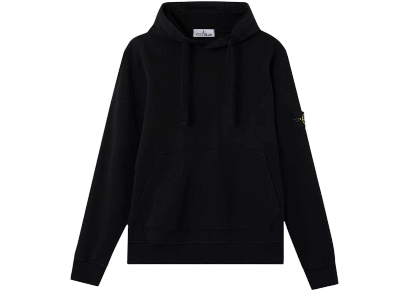 Stone Island Organic Cotton 6100062 Fleece Hoodie Black