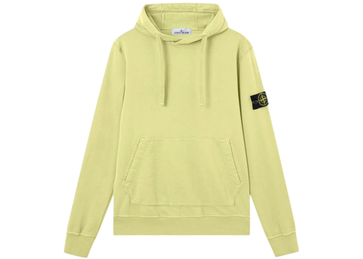 Stone Island Organic Cotton 6100062 Fleece Hoodie Fern