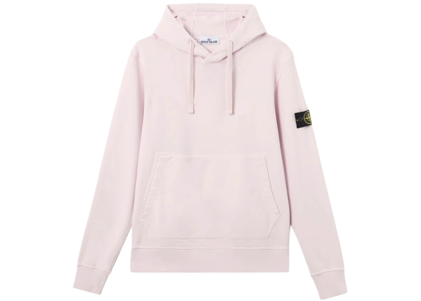 Stone Island Organic Cotton 6100062 Fleece Hoodie Pink