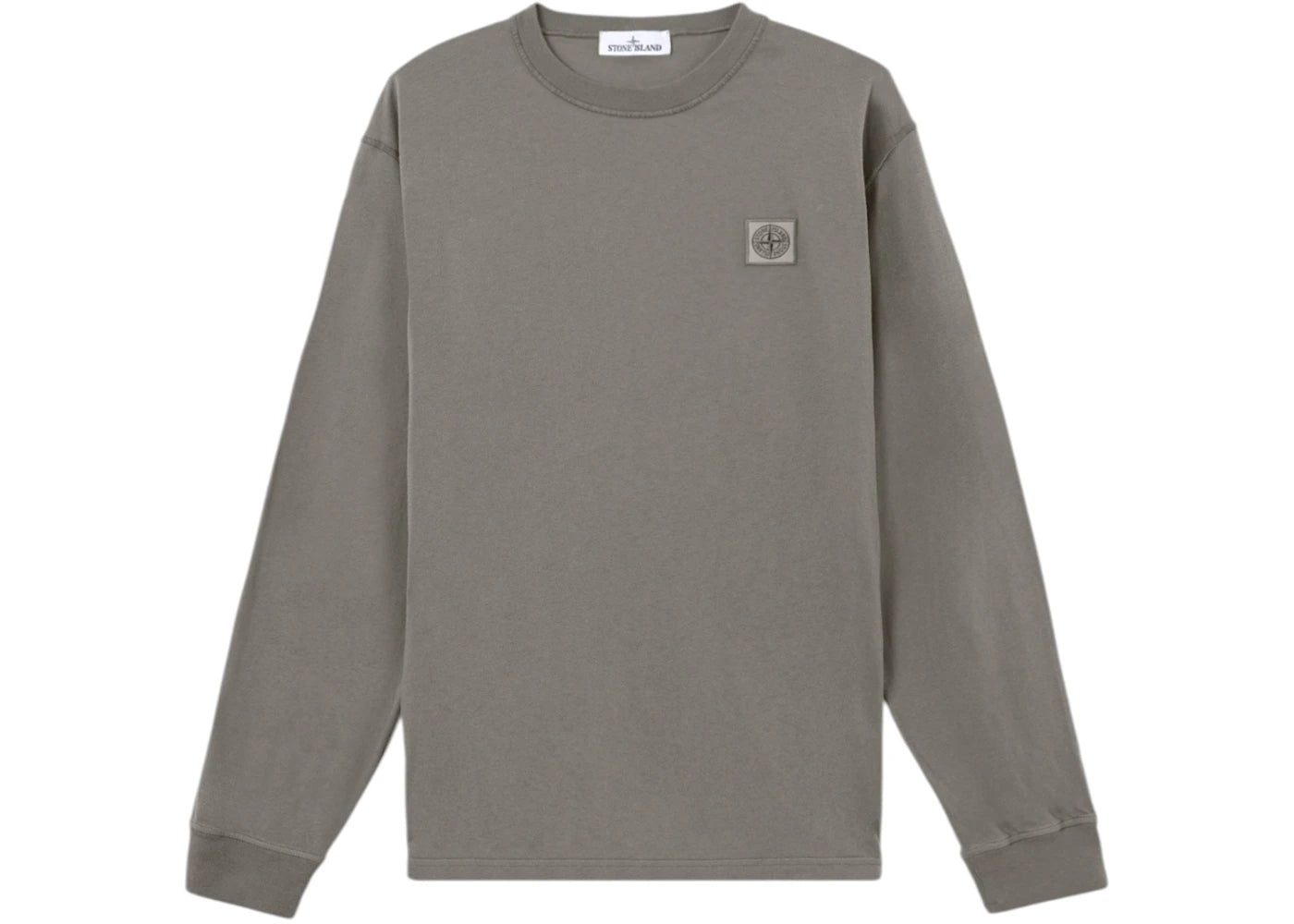 Stone Island Organic Cotton Jersey Fissato Effect 2100030 T-shirt Cement
