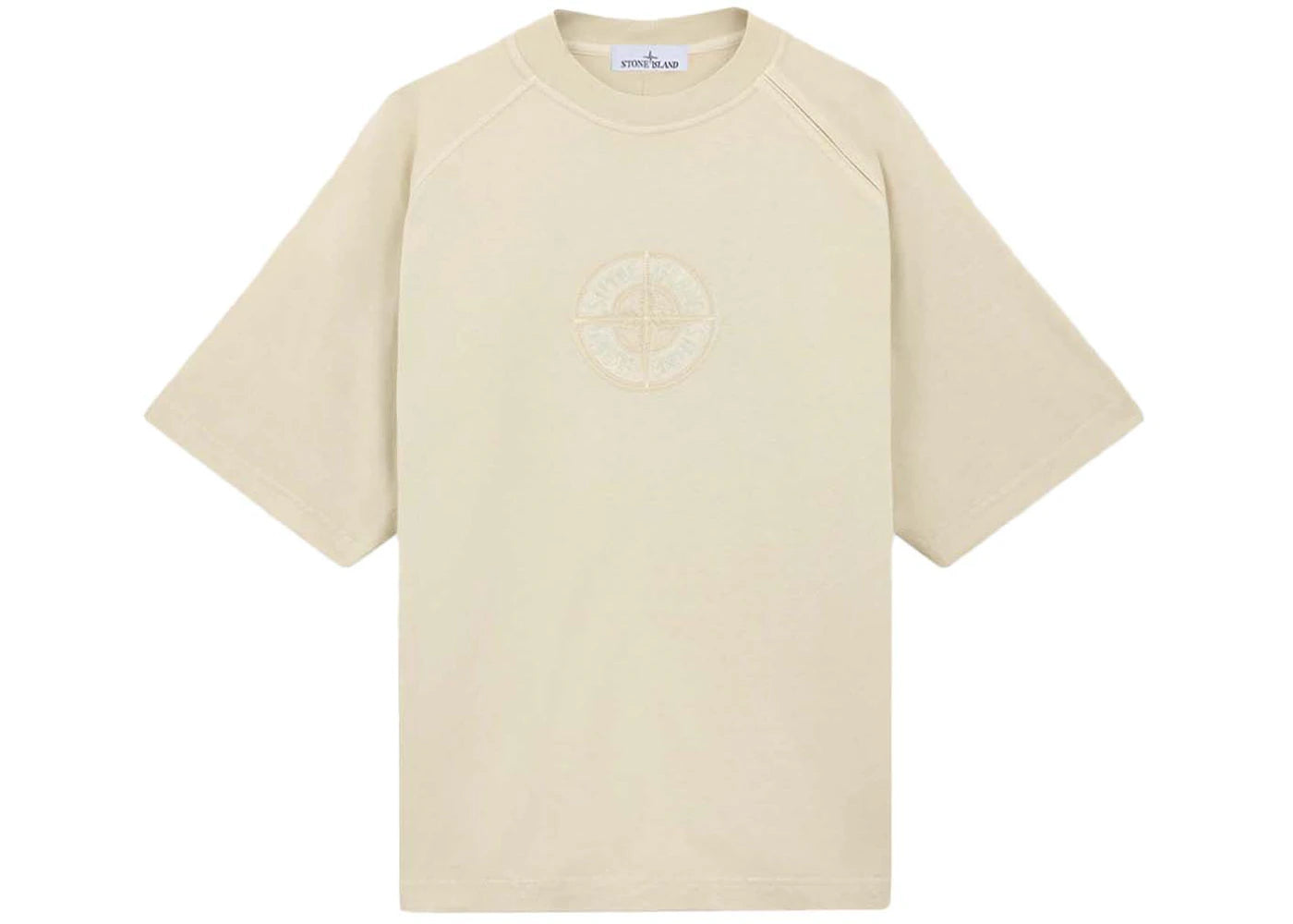Stone Island Organic Cotton Jersey T-shirt Beige