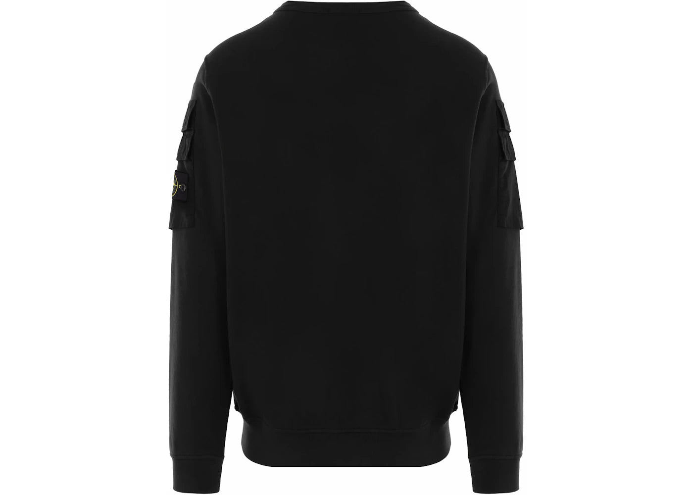 Stone Island Garment Dyed Pocket Crewneck Black