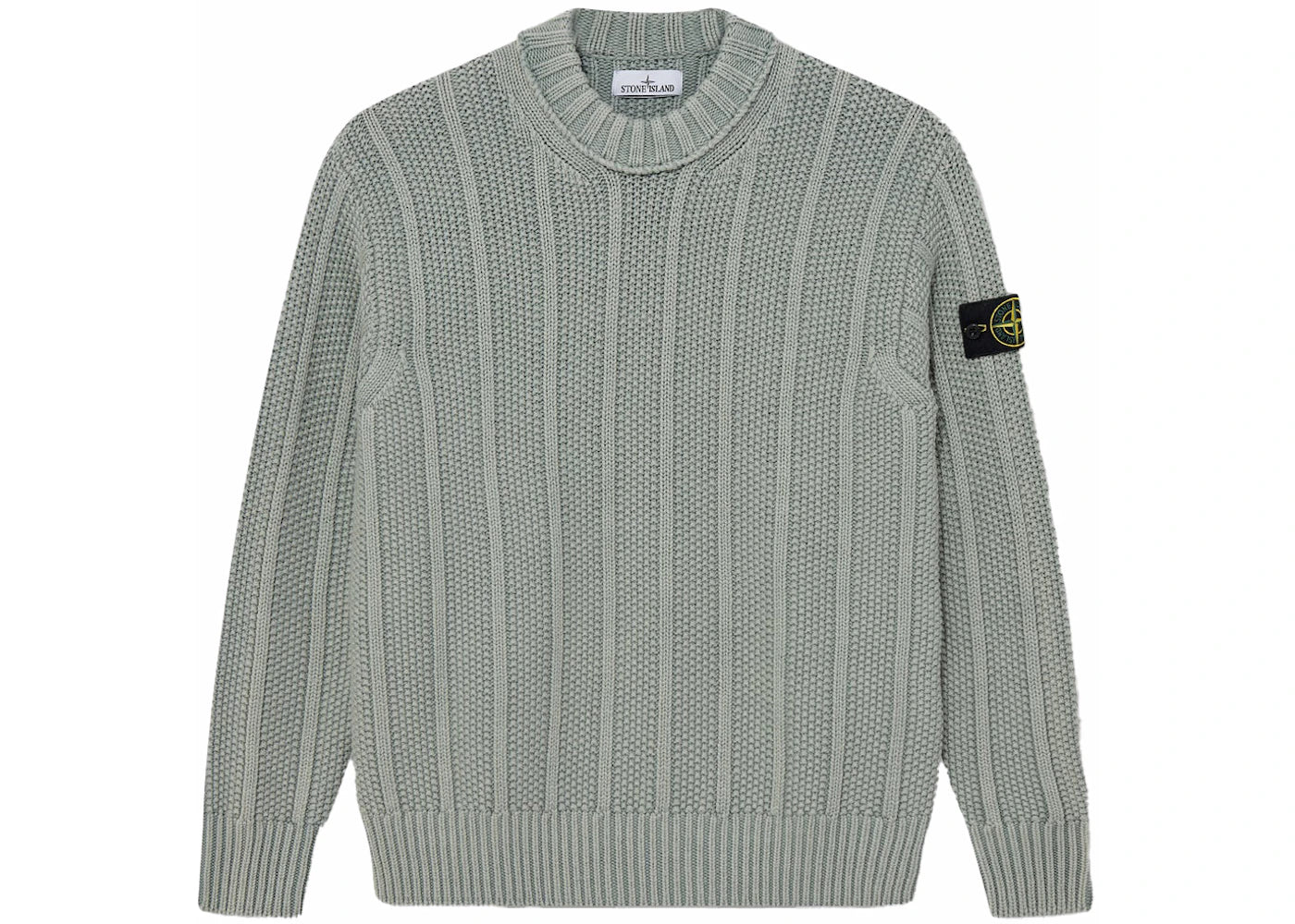 Stone Island Pure Wool Sweater Sage
