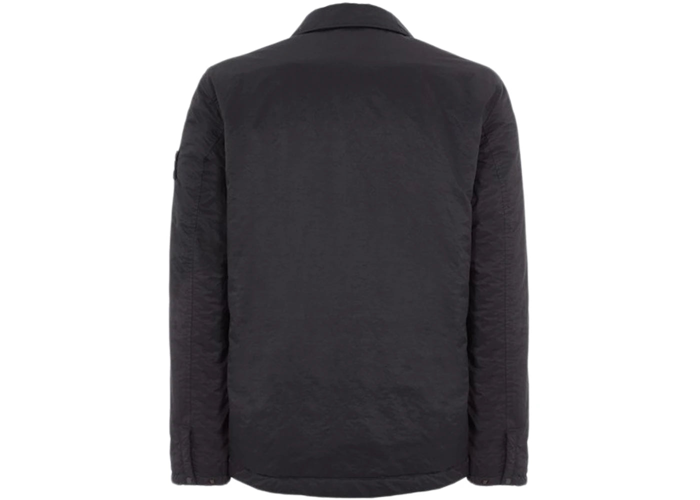 Stone Island Q0321 Opaque Nylon Twill With Primaloft-TC Jacket Black