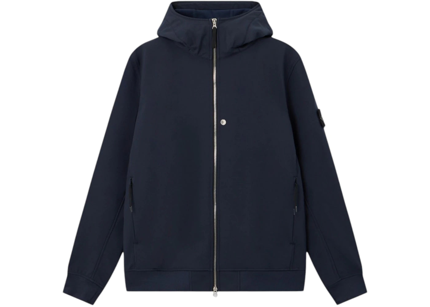 Stone Island Q100004 Soft Shell R E.Dye Technology Recycled Polyester Jacket Navy Blue
