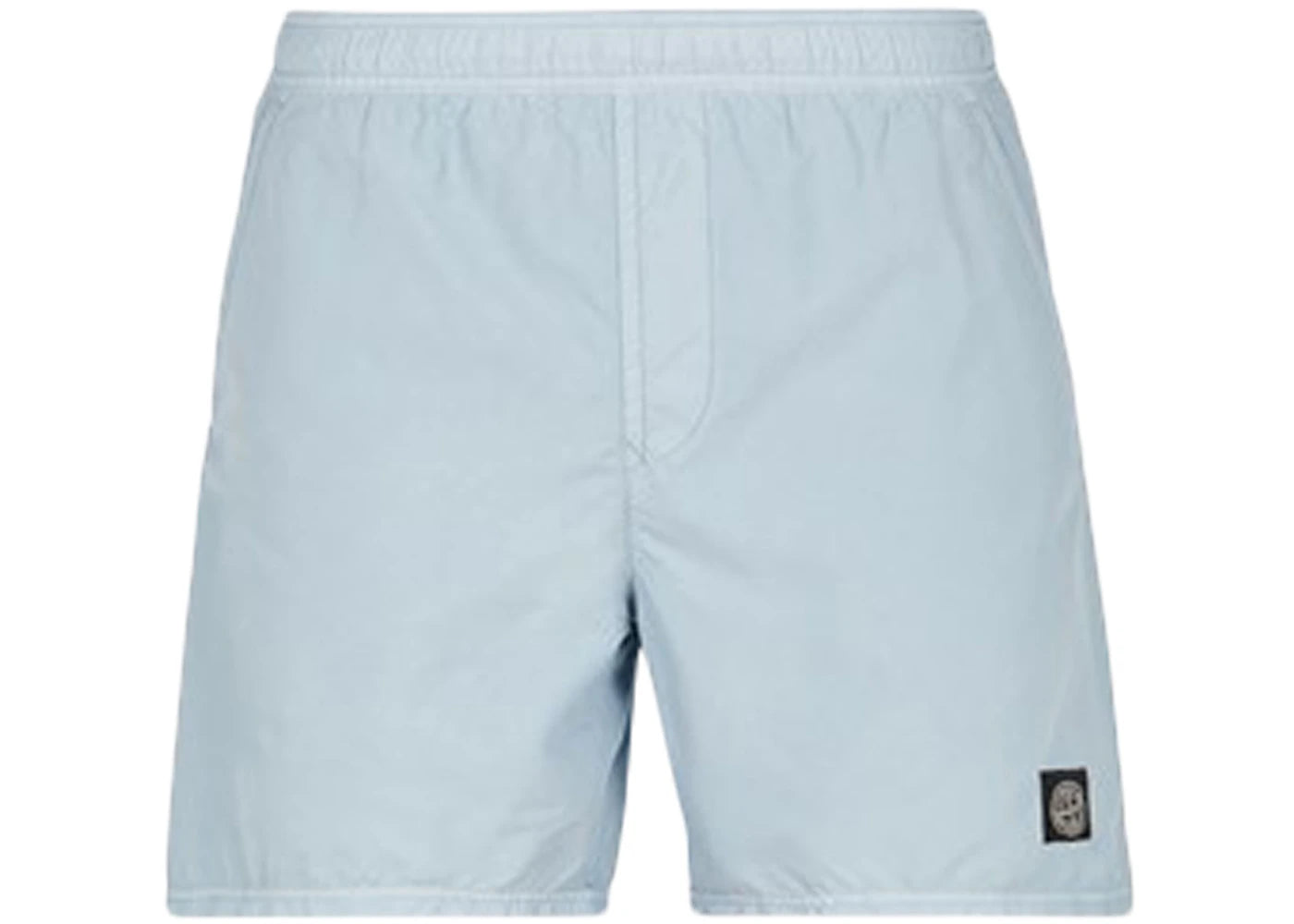 Stone Island Regular Fit Nylon Swim Trunks Sky Blue