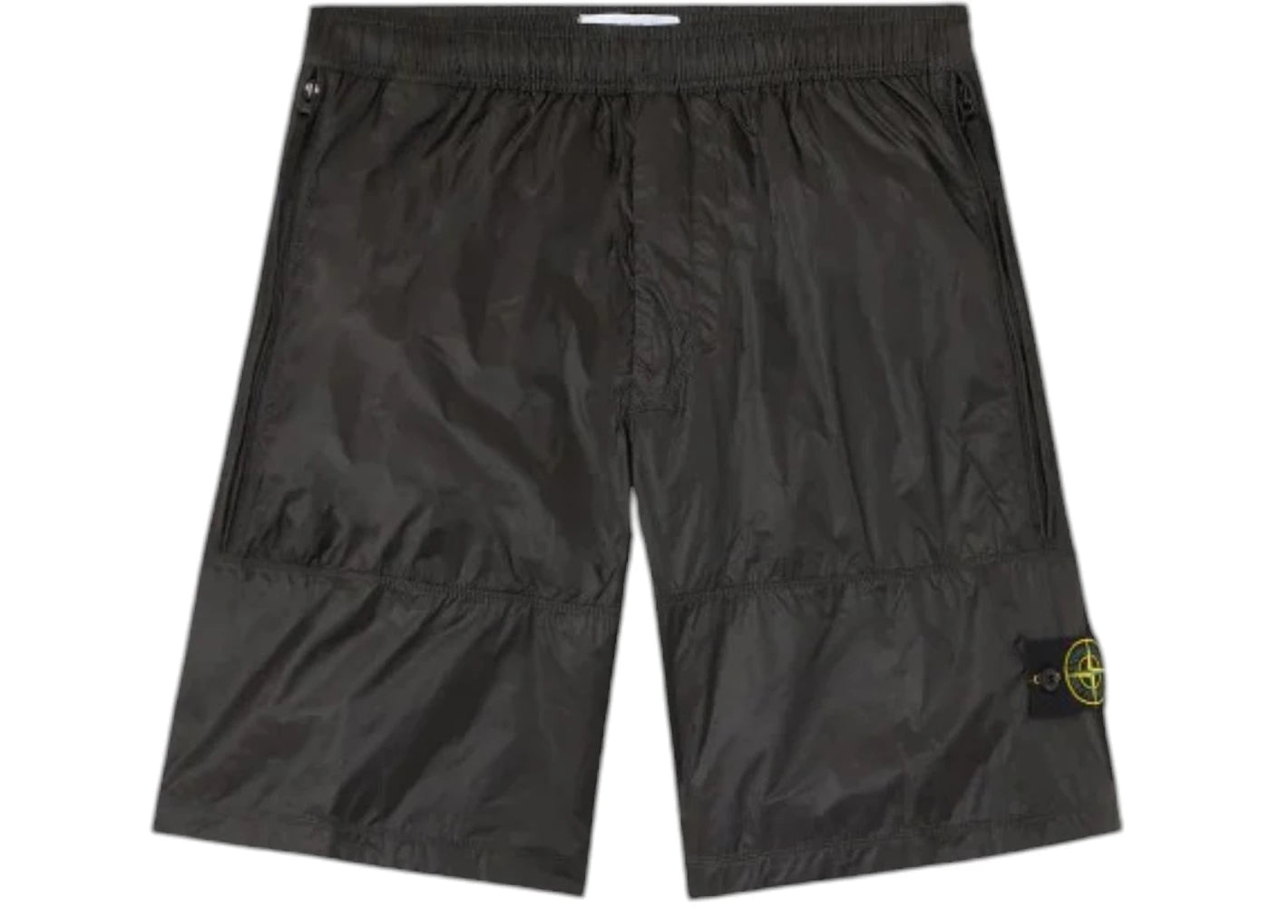 Stone Island Ripstop Light Nylon Bermuda Short Lead Grey