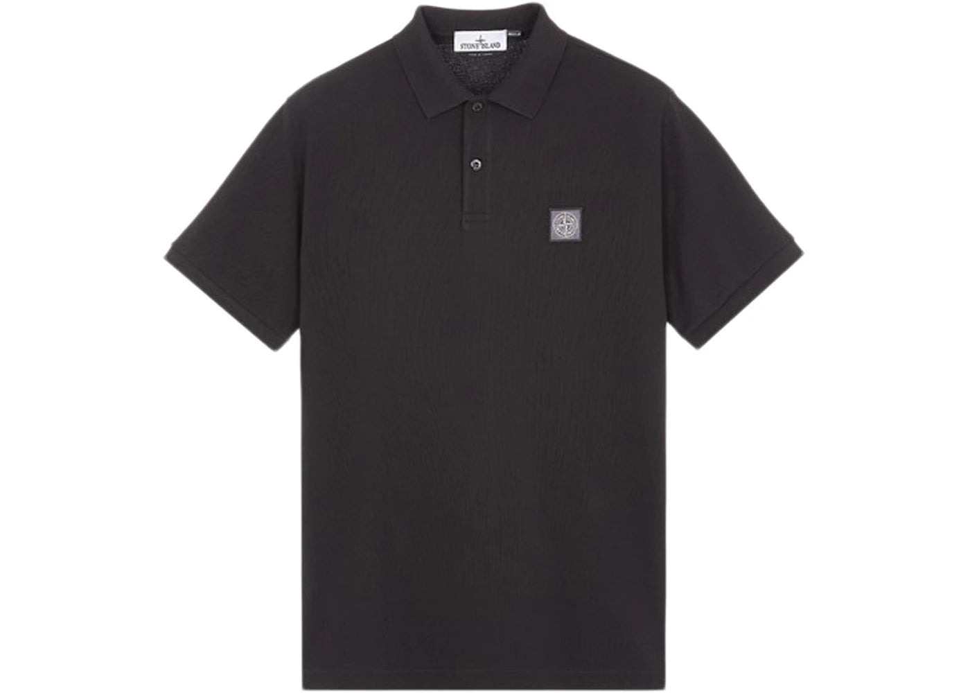 Stone Island Short Sleeve Polo Black